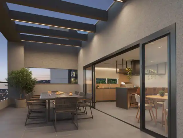 ORB Residence - Espaço gourmet com dois ambientes
