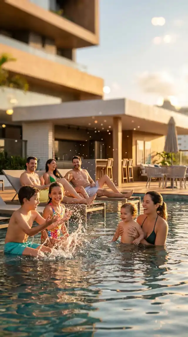 Residencial Mont Blanc Hill - Lazer na Piscina
