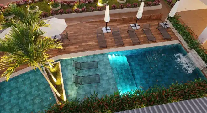 Belvedere - Piscina com deck