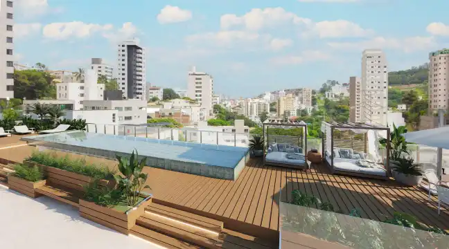 Gaia - Piscina com deck molhado