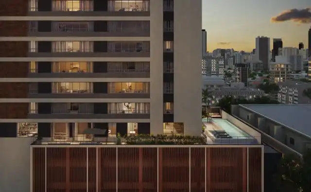 The Place - Perspectiva da fachada