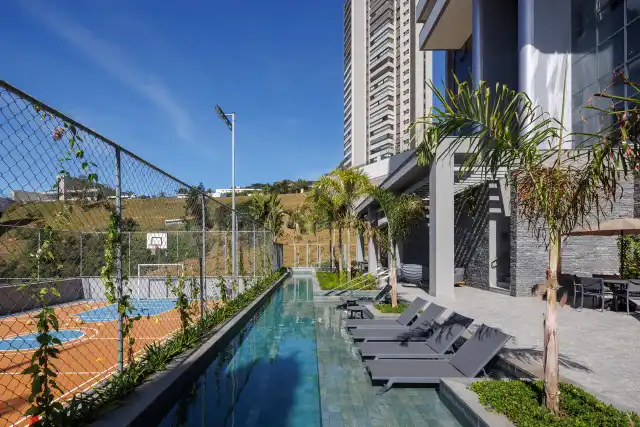 Sereno - Aurora (T2) - Piscina com deck