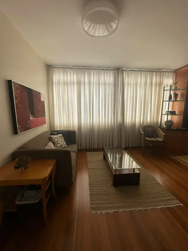 4 Quartos com vista panorâmica para Serra do Curral - Sala para 3 ambientes