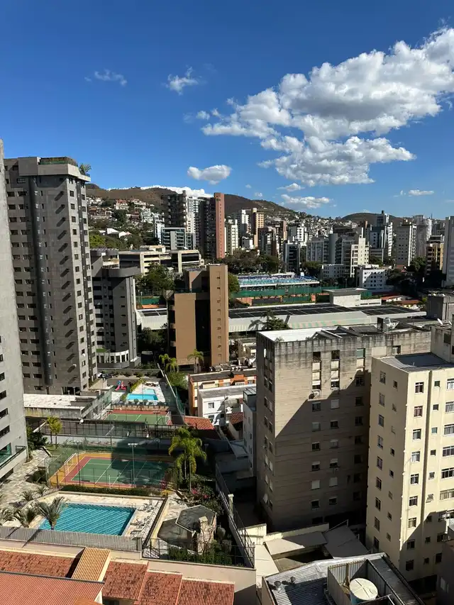 4 Quartos com vista panorâmica para Serra do Curral - Vista para o Minas tênis II e Serra do curral