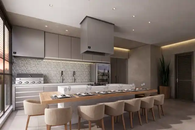 Hermes Residence - Espaço gourmet
