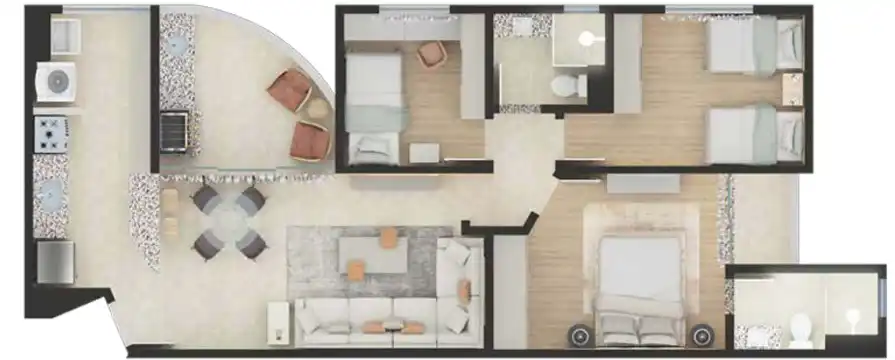 Manhatan - Apartamento tipo