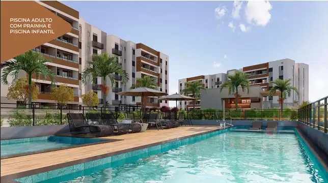 CITTÀ BENE - Piscina Adulto com Prainha e Piscina Infantil