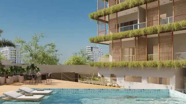 Antilhas Residence - Piscina com deck