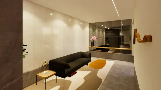 Marina Residence - Hall de entrada - Entregue montado e mobiliado