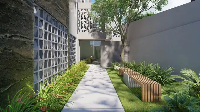 Marina Residence - Paisagismo - Entregue montado e mobiliado