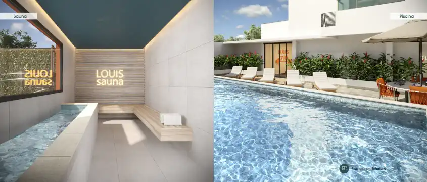 Louis 1163 - Piscina e sauna