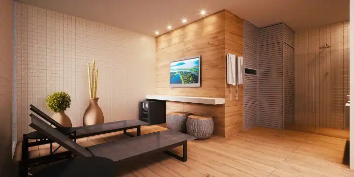 Lourdes 1580 - Sauna com descanso