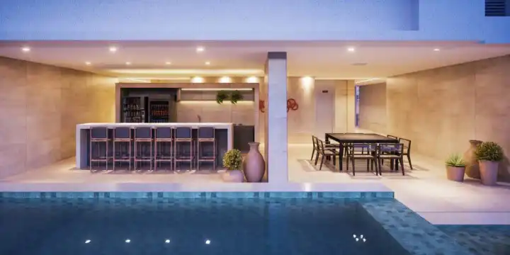 Lourdes 1580 - Pool bar
