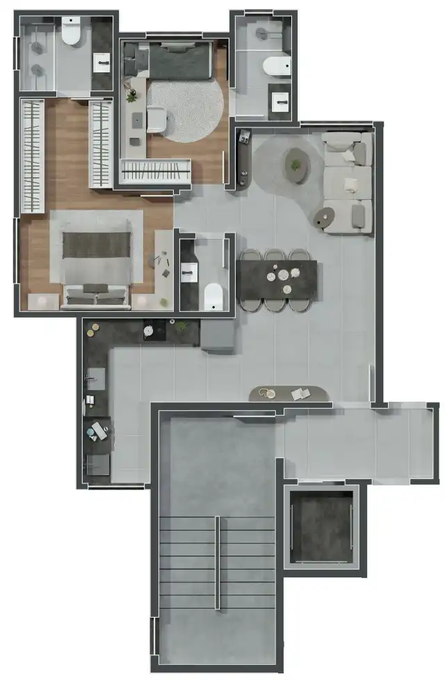 Seleto Fascino - Seleto Fascino - Apto Tipo 302 - 402