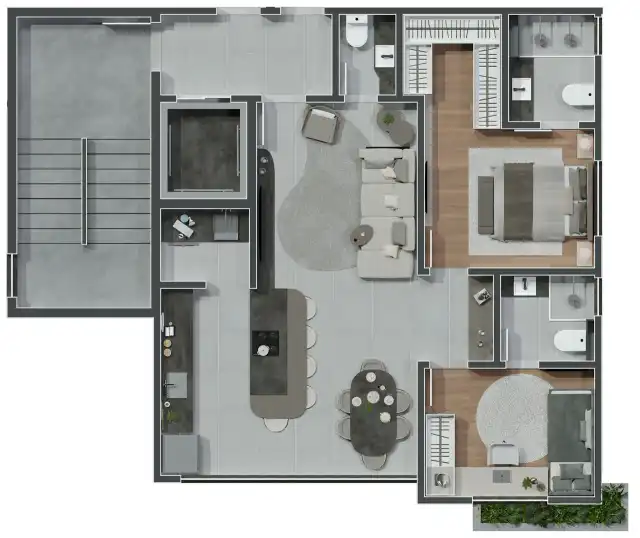 Seleto Fascino - Seleto Fascino - Aptos tipo 301 - 401 - 501