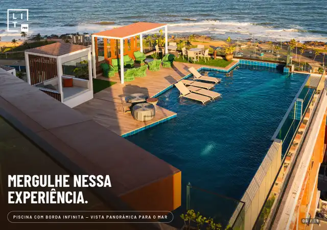 LIT 760 - Piscina com Borda Infinita