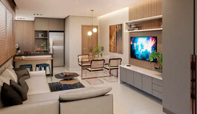 Premiatto - Sala de estar - apartamento tipo