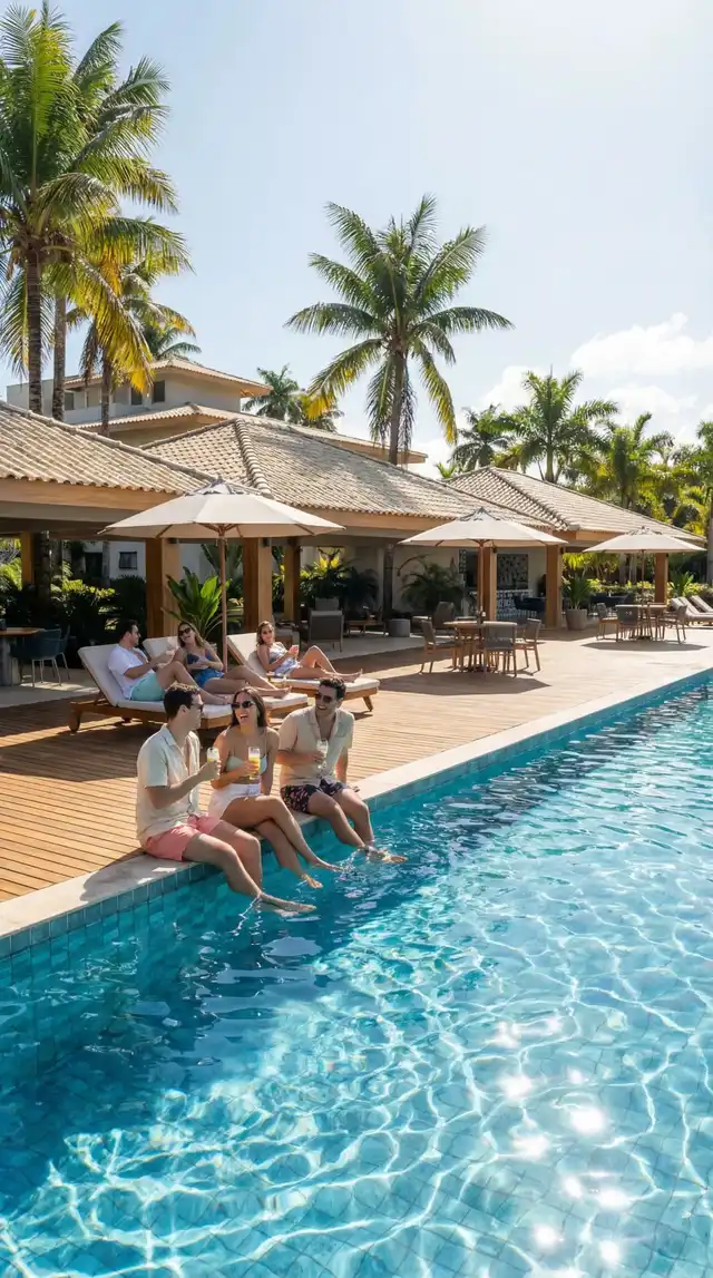 Porto Itacimirim Residence - Piscina com Deck