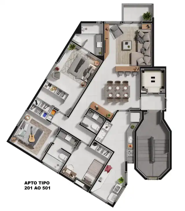 Portal Belvedere - Apartamento tipo - final 01