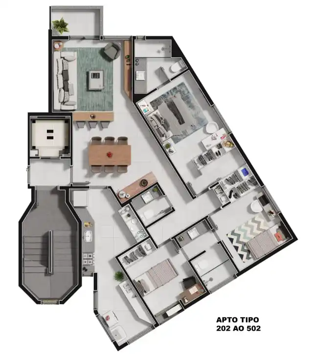 Portal Belvedere - Apartamento tipo - final 02