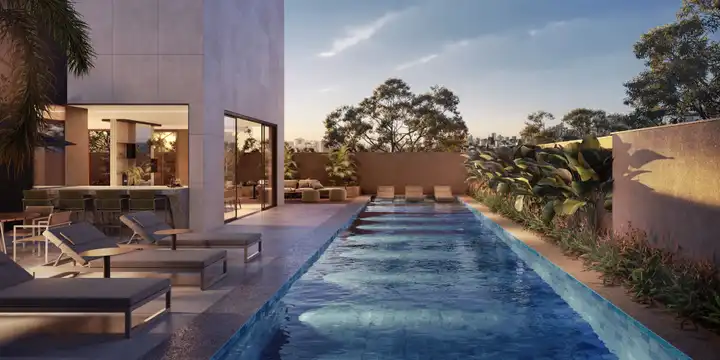 Terrace Santa Lúcia - Piscina com Deck