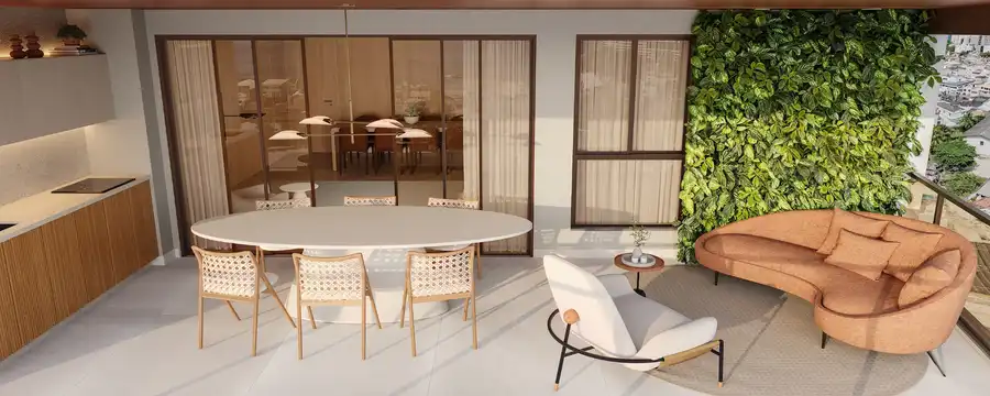 RIVÊ - Varanda Gourmet com Jardim Vertical