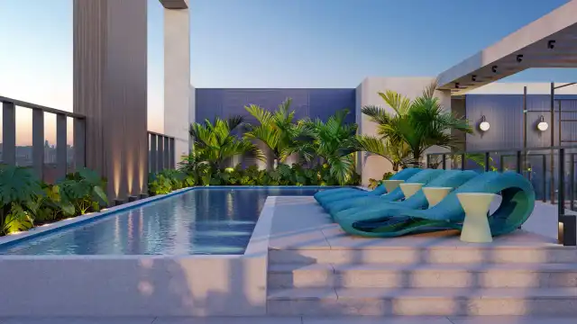 Float São Paulo - Piscina com deck
