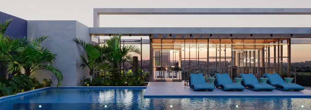 Float São Paulo - Piscina com deck