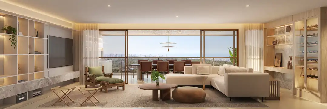 Poème Horto - Living - Apartamento Decorado
