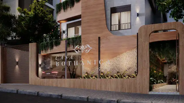 Casa Bothânica - Fachada noturna