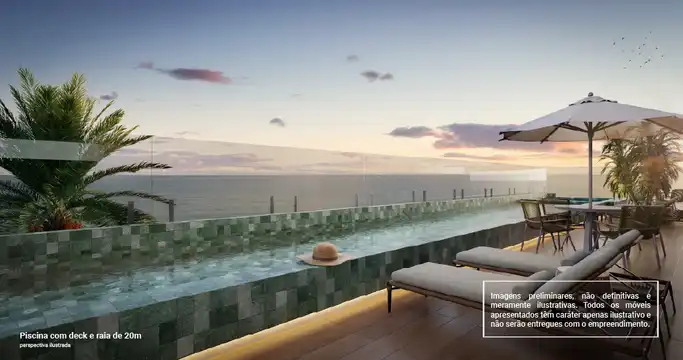 Laut Jaguaribe - Piscina com Deck e raia de 20m