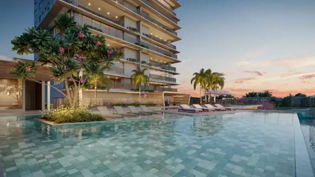 Ópera Haus - Piscina com deck molhado