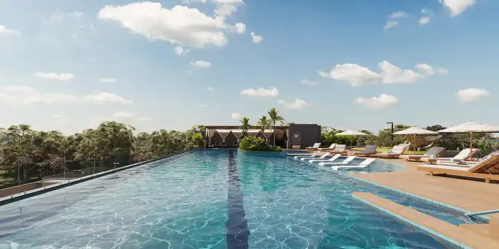 Domun - Piscina com raia
