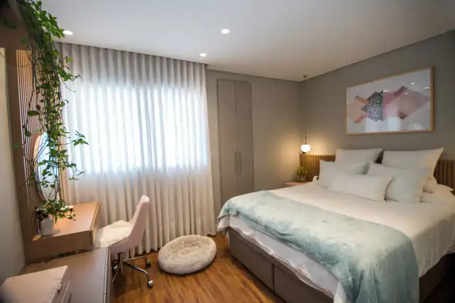 Aura Leopoldina  - Suíte master decorada