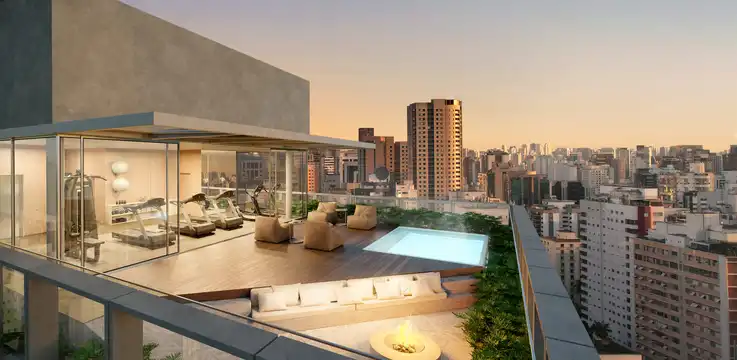 Ritmo Itaim - Rooftop - Academia e Piscina
