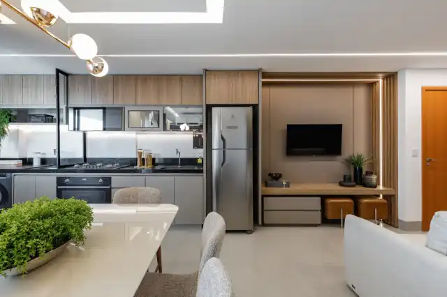 Unique Lídice - Sala de jantar e cozinha
