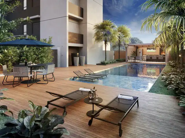 Alma Residence - Piscina com deck