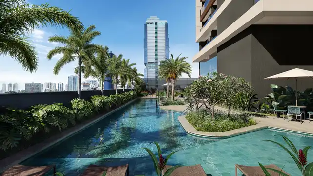 Beach Class Bahia - Piscina com Raia e Deck
