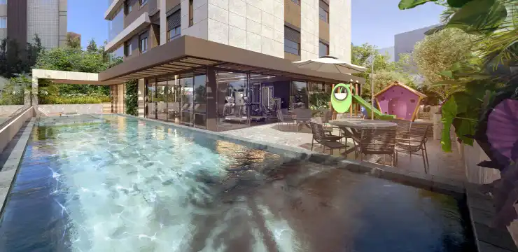 Aster Lourdes - Piscina com deck
