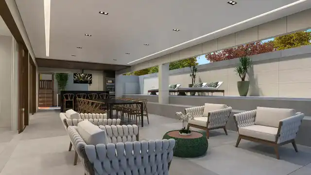 Travessia - Espaço gourmet e área de convivência
