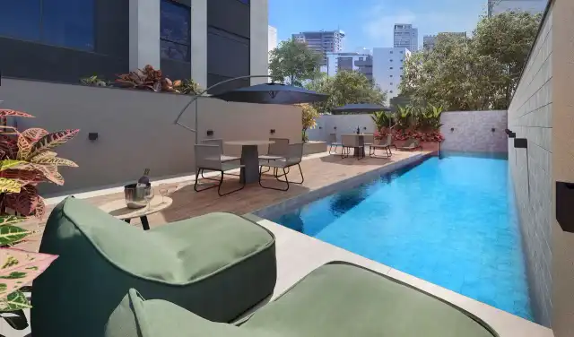 Borghese - Piscina com prainha