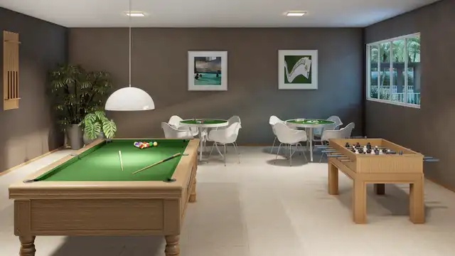 Duo Residencial das Árvores - Salão de Jogos