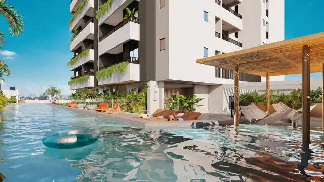 Terraço Sky - Piscinas adulto e infantil com redário