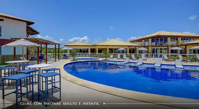 Ponta de Inhambupe - Clube com Piscinas Adulto e Infantil