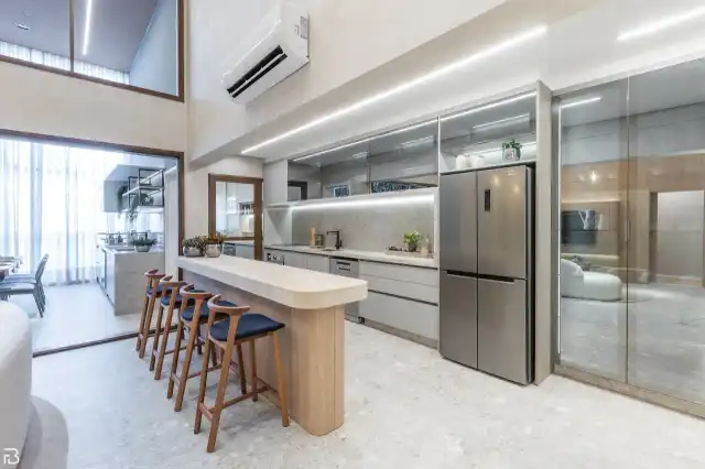 Nuage - Sala de estar e cozinha