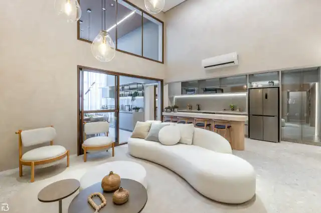 Nuage - Sala de estar e cozinha