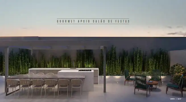 Vero - Espaço gourmet no salão de festas