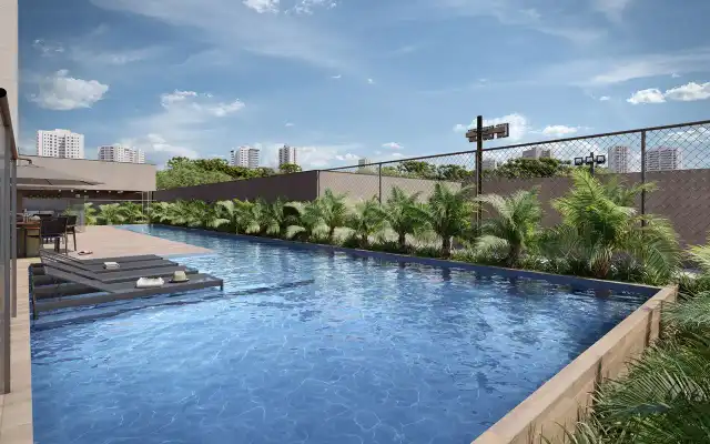 Bérgamo - Piscina com deck