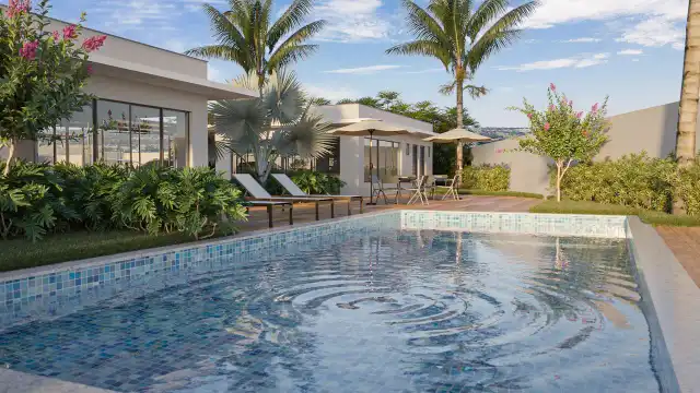 Union Vereda - Piscina com deck