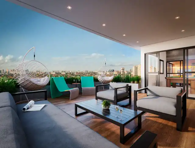 Infinity Living - Lounge no terraço